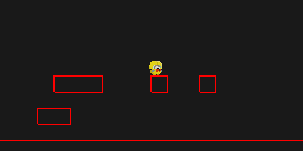 The character jumps between platforms and the game camera follows smoothly.